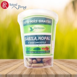 VASOCAPS SÁBILA, NOPAL y...