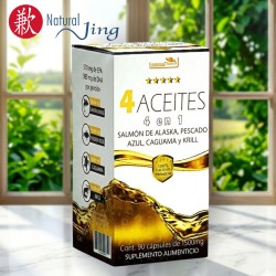 4 ACEITES C/90 CAPSULAS DE...