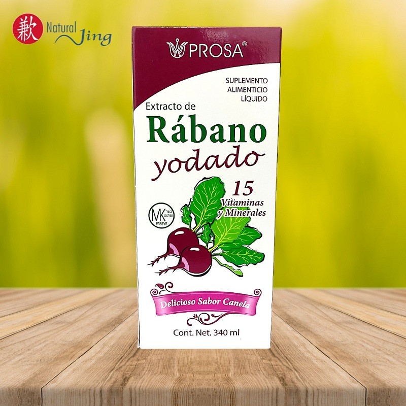 PROSA JARABE RABANO YODADO 340ML